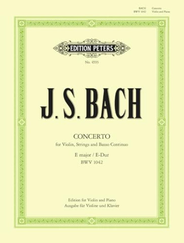 Concerto No. 2 in E BWV 1042