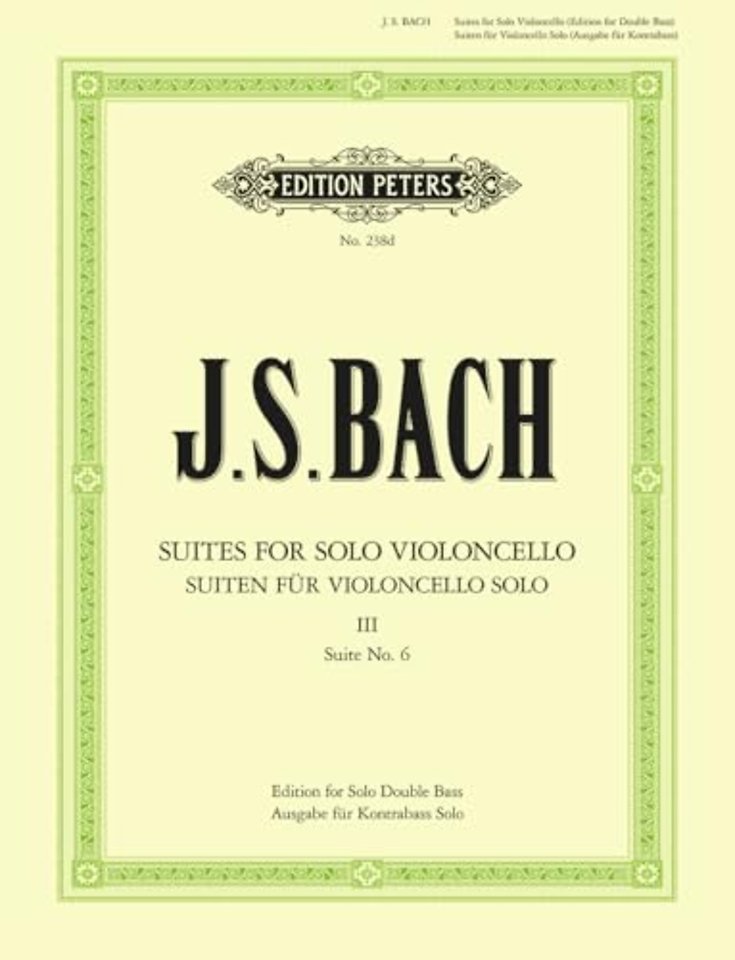 6 Solo Violoncello Suites BWV 1007-1012 Vol.3