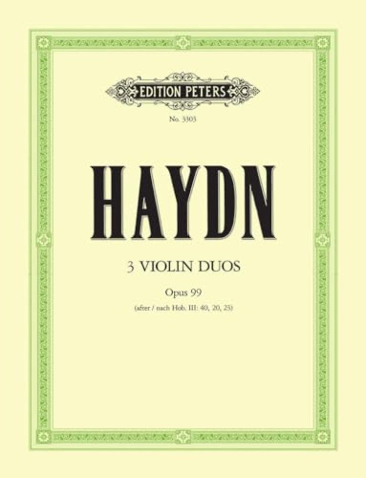 3 Violin Duos, Op. 99