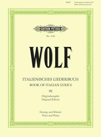 „Italienisches Liederbuch" 46 Lieder