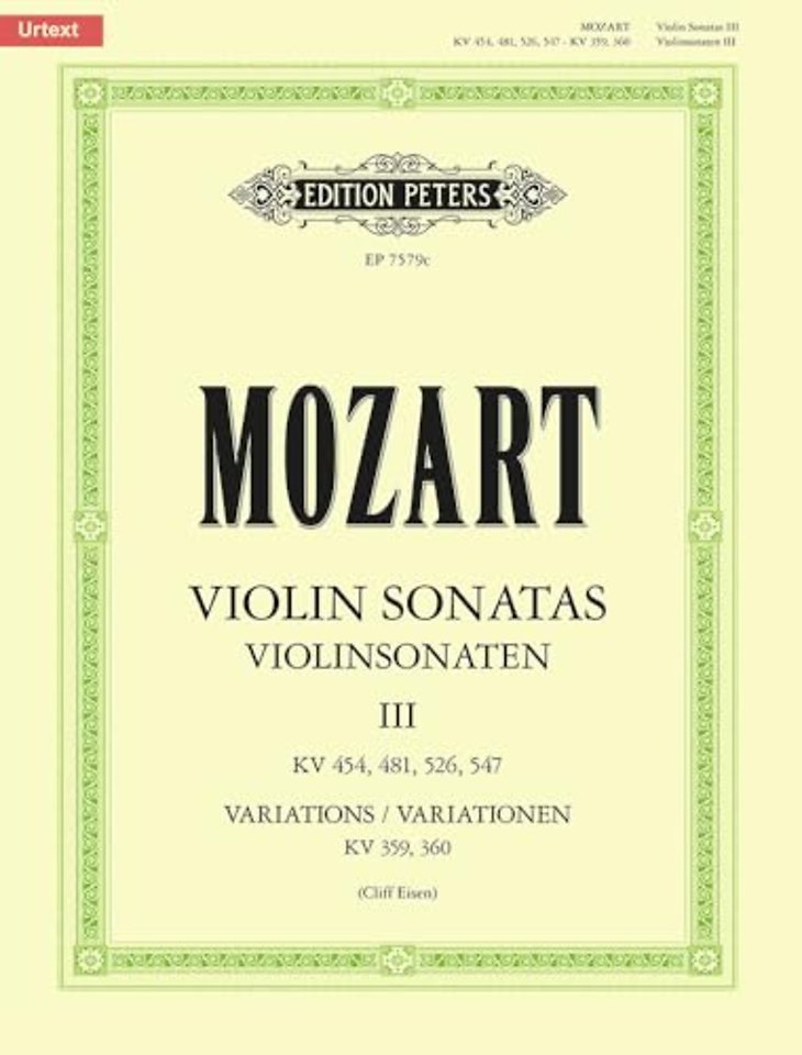 Violin Sonatas Volume 3