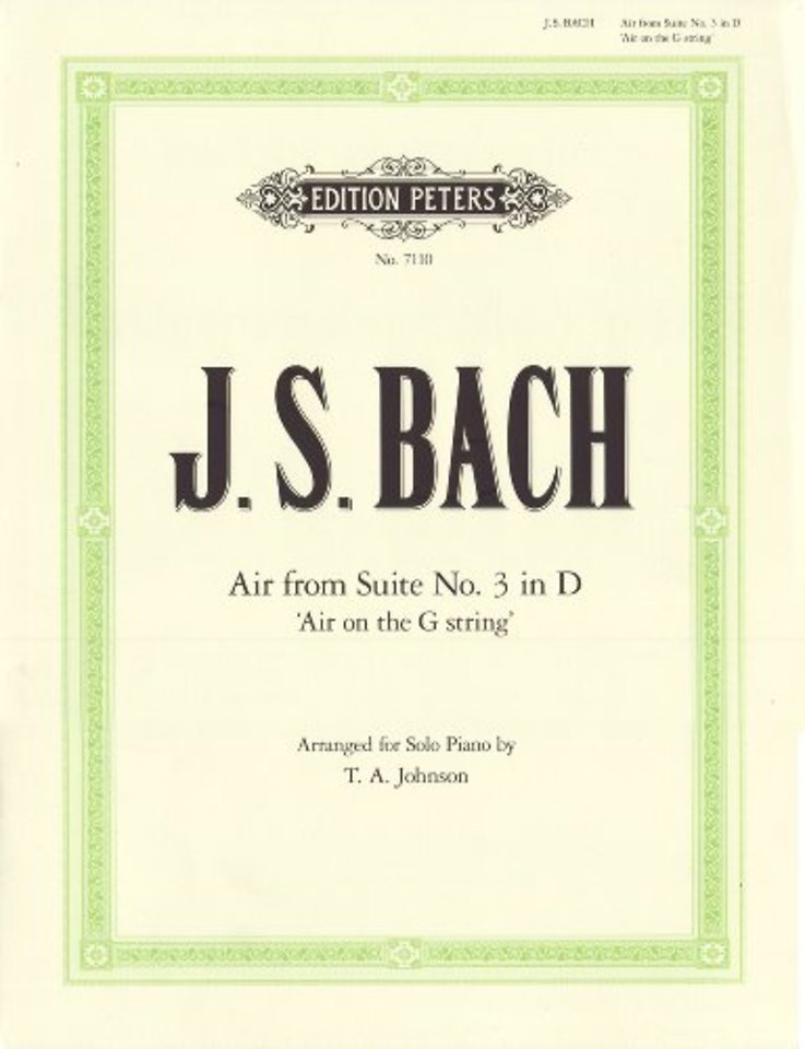 Air on the G String from Orchestral Suite No. 3 in D BWV 1068