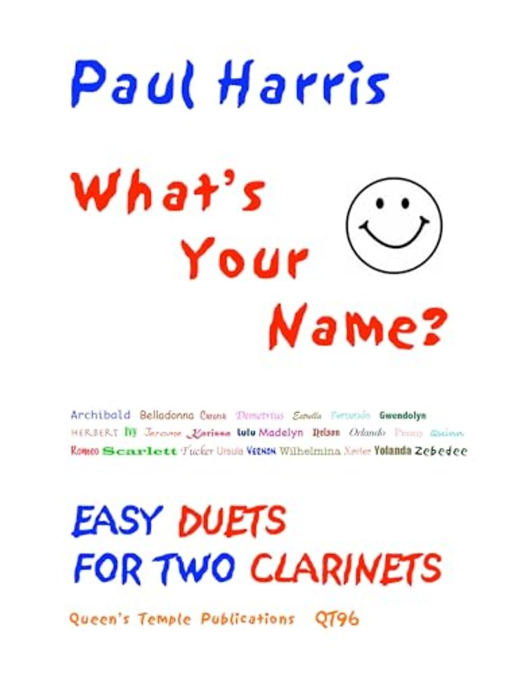 What's Your Name? (Clarinets)
