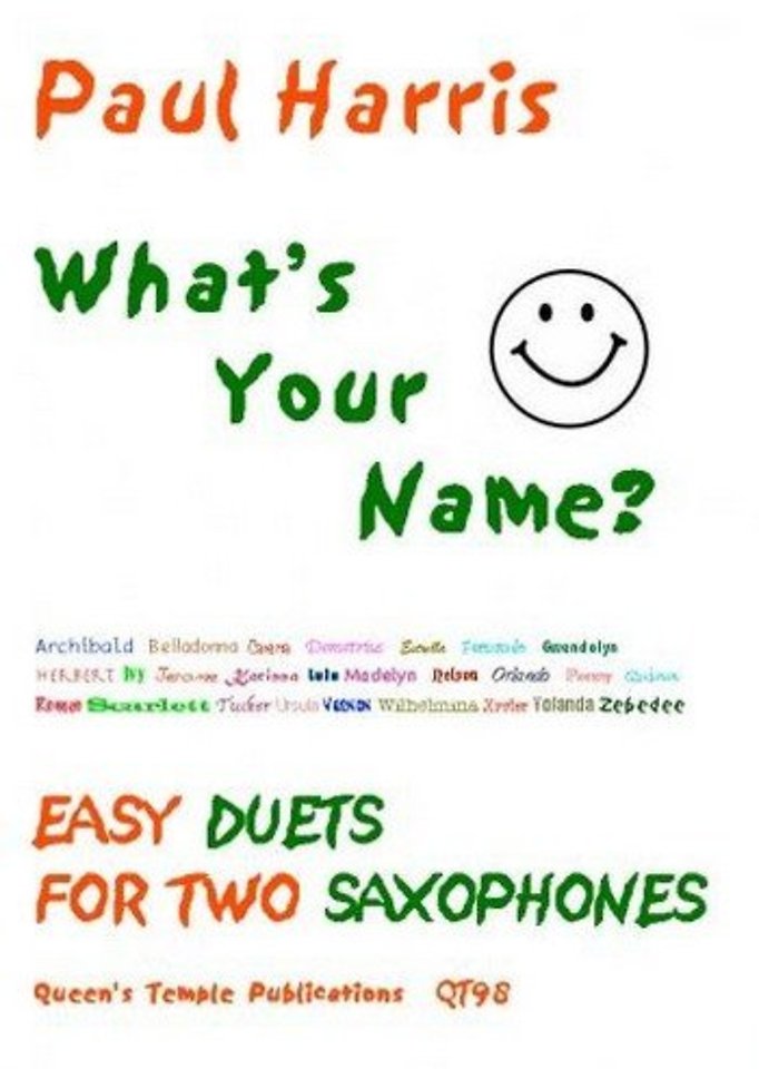 What's Your Name? (Saxophones)