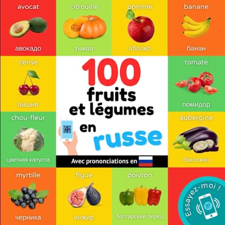 100 fruits et legumes en russe