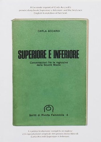 Superior and Inferior. Conversations among girls at middle school