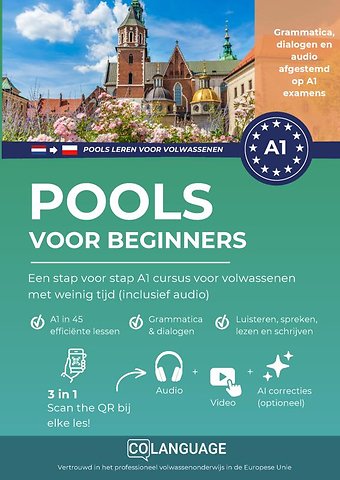 Pools voor beginners - Een stap voor stap A1 cursus voor volwassenen met weinig tijd (inclusief audio)