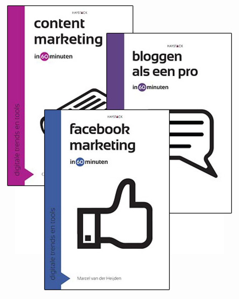 Pakket Contentmarketing, Bloggen als een pro en Facebookmarketing in 60 minuten Pakket Contentmarketing, Bloggen als een pro en Facebookmarketing in 60 minuten