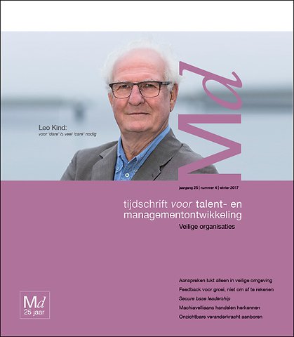 Themacahier Management Development winter 2017 - Veilige organisaties