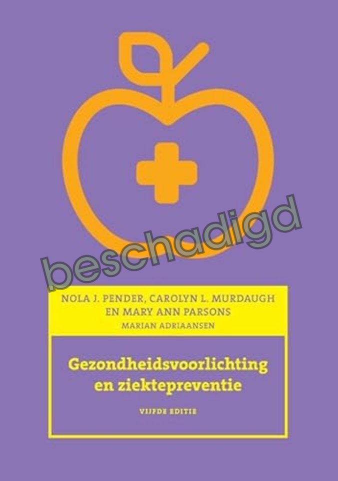 Gezondheidsvoorlichting en ziektepreventie (licht beschadigd)