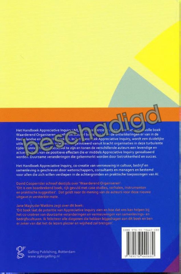 Handboek Appreciative Inquiry (licht beschadigd)
