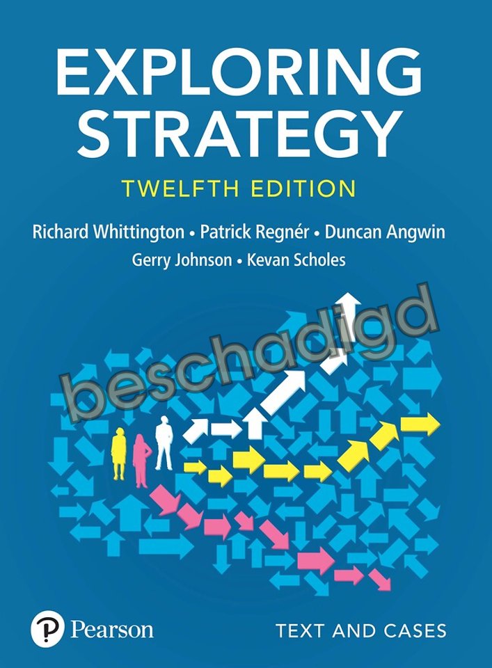 Exploring Strategy - Text and Cases (licht beschadigd)