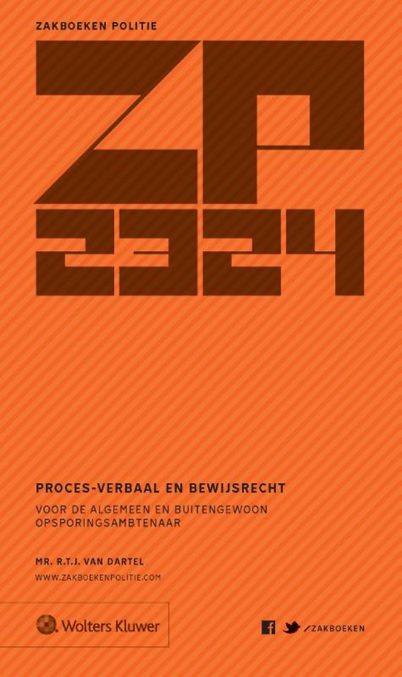 Zakboek Proces-verbaal en Bewijsrecht 2023-2024 - ALLEEN VOOR POLITIE