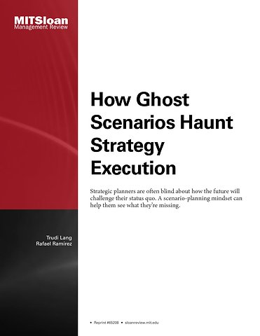 How Ghost Scenarios Haunt Strategy Execution