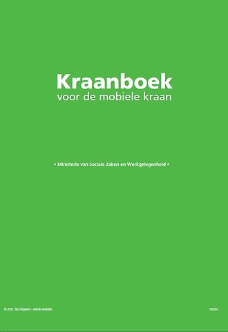 Kraanboek Groen Mobiele Kraan (Bestelcode 702020)
