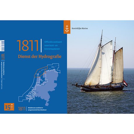 Hydrografische kaart 1811 Waddenzee West