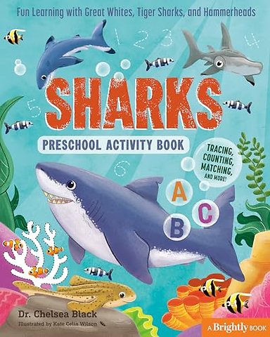 Sharks Preschool Activity Book