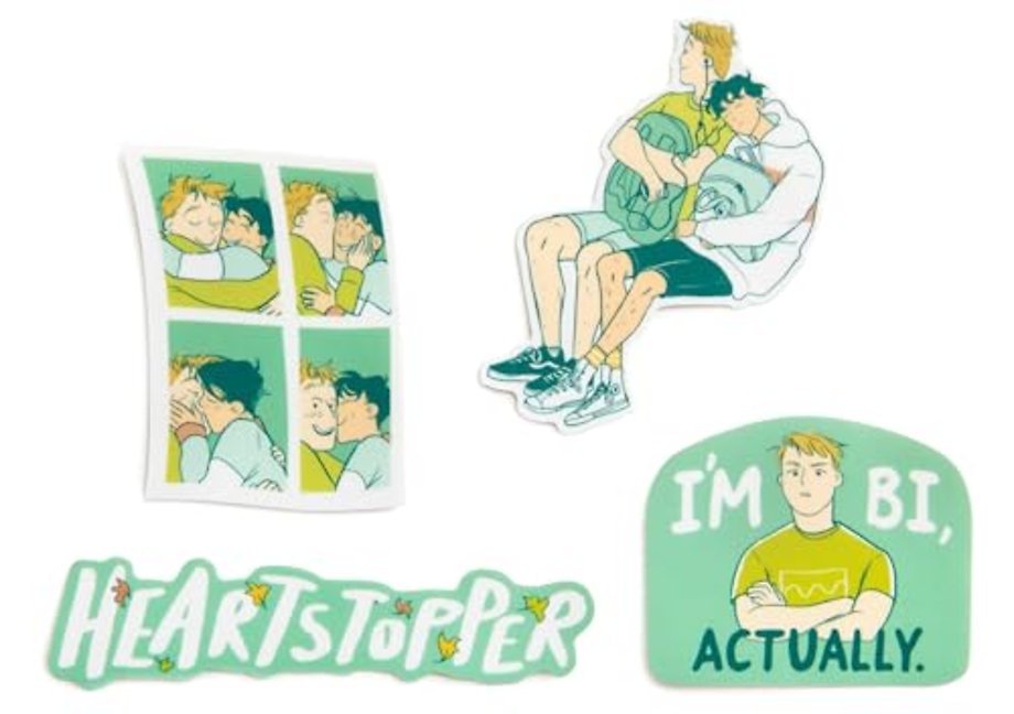 Heartstopper Boy Meets Boy Sticker Set