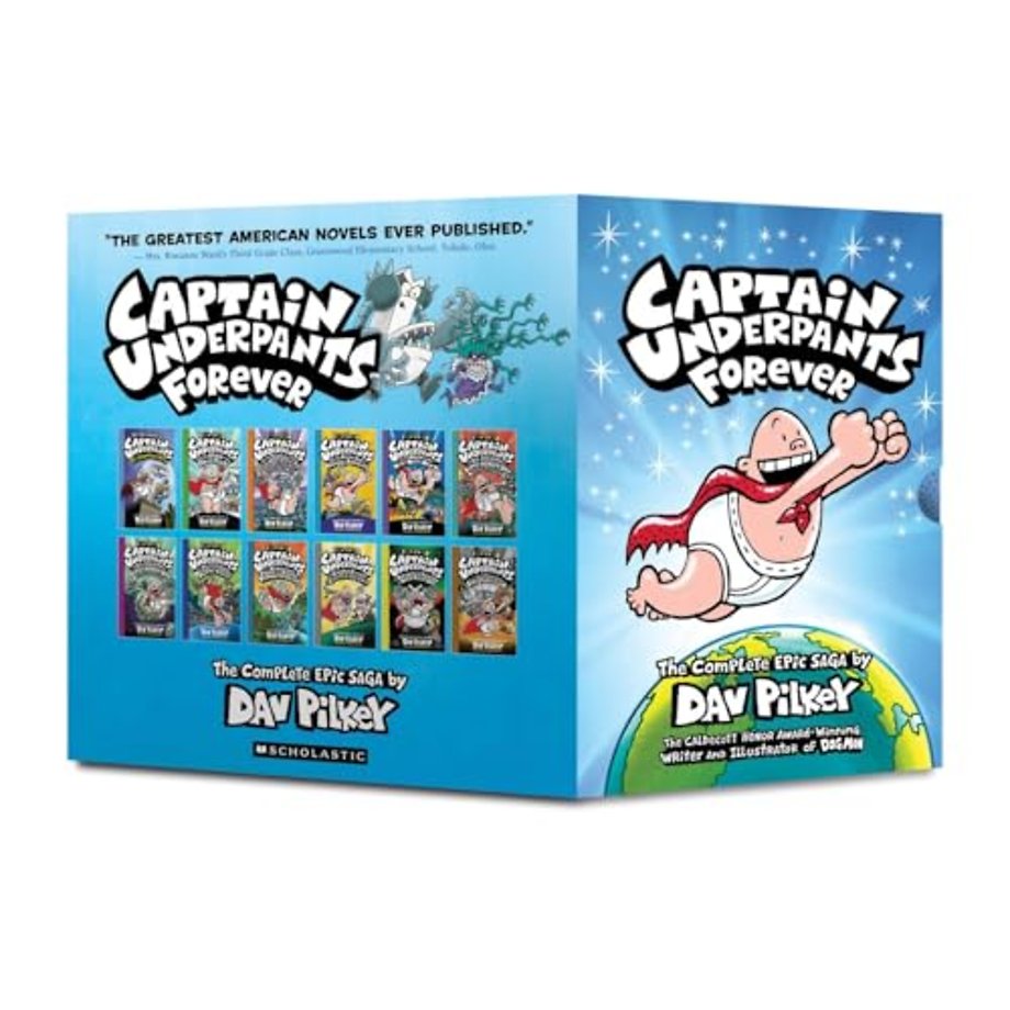 Captain Underpants Forever Box set (#1-12)