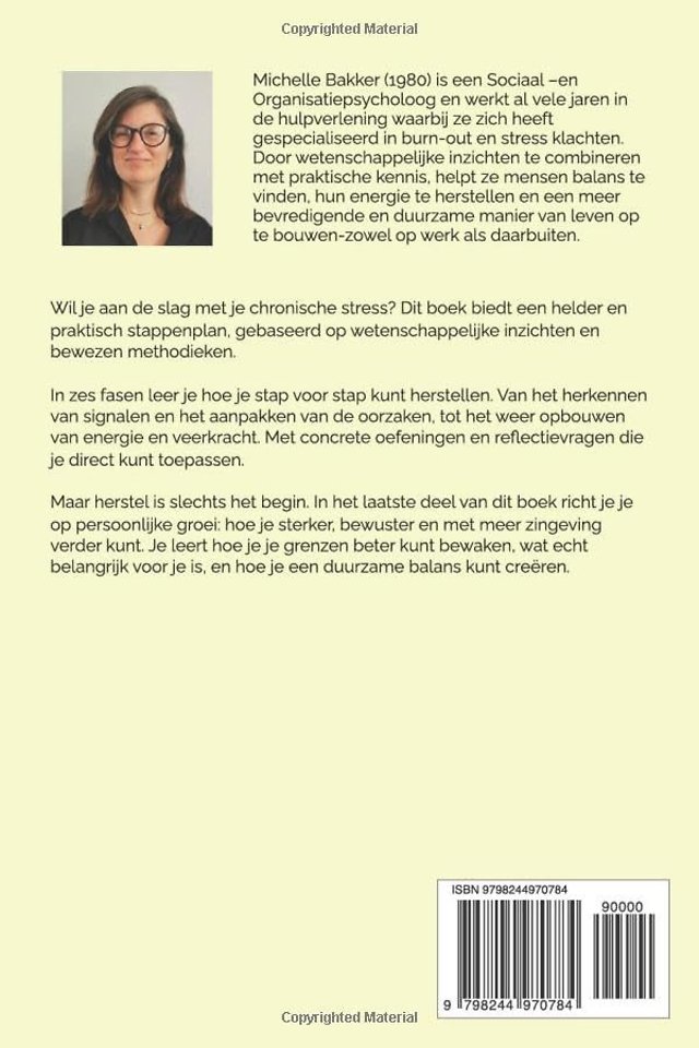 Werkboek chronische stress