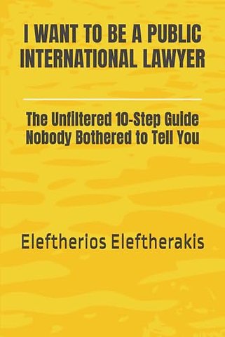 I Want to Be a Public International Lawyer