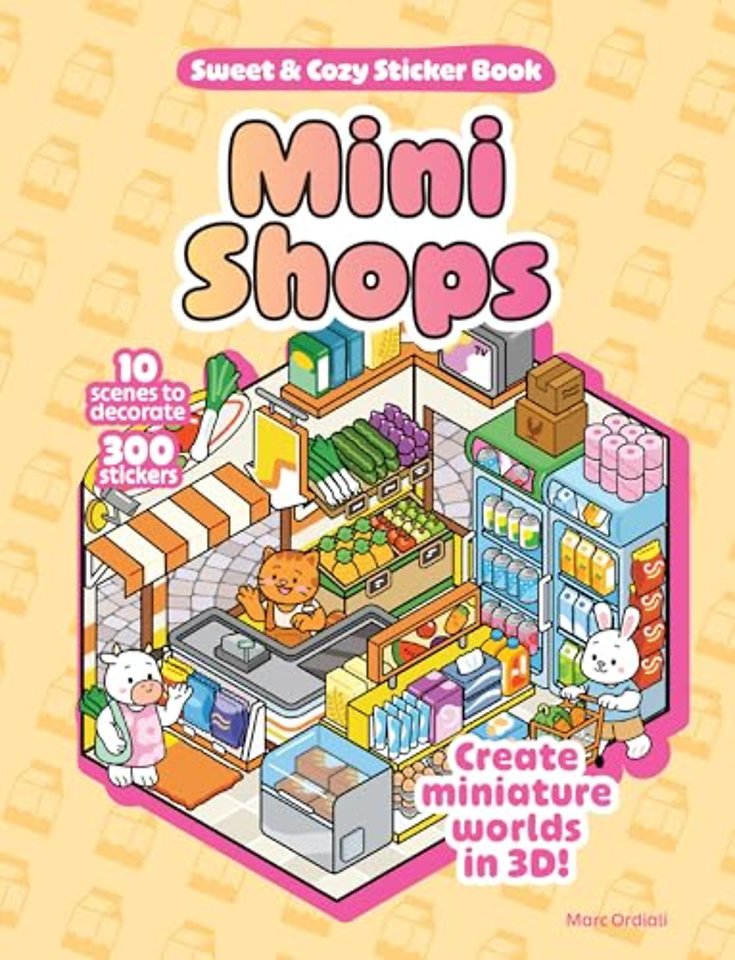 Mini Shops Sweet & Cozy Sticker Book