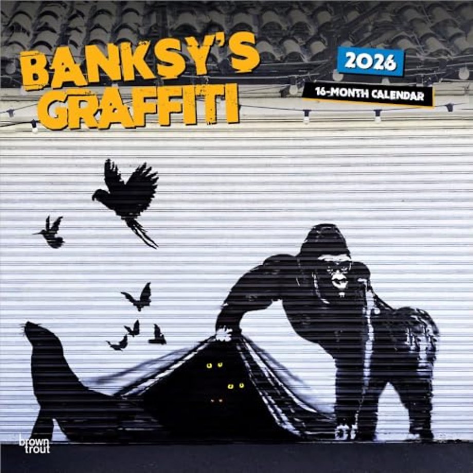 Banksy's Graffiti 2026 Square Flap Calendar