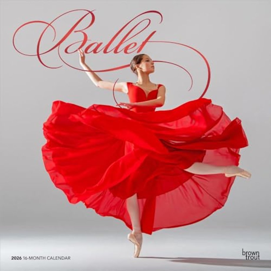 Ballet 2026 Square Flap Foil Calendar