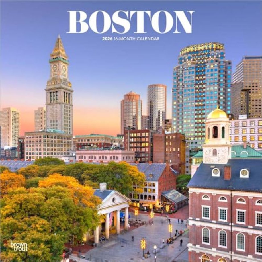 Boston 2026 Square Flap Calendar