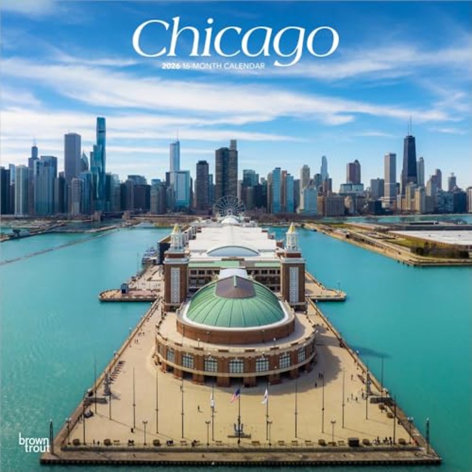 Chicago 2026 Square Flap Calendar