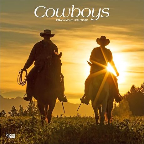 Cowboys 2026 Square Flap Calendar