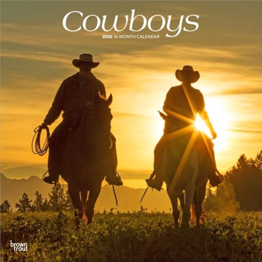 Cowboys 2026 Square Flap Calendar