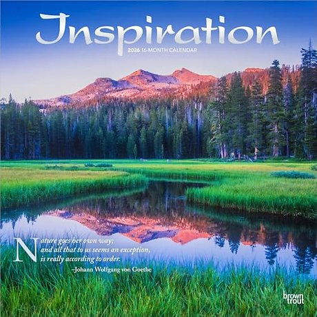 Inspiration 2026 Square Flap Foil Calendar