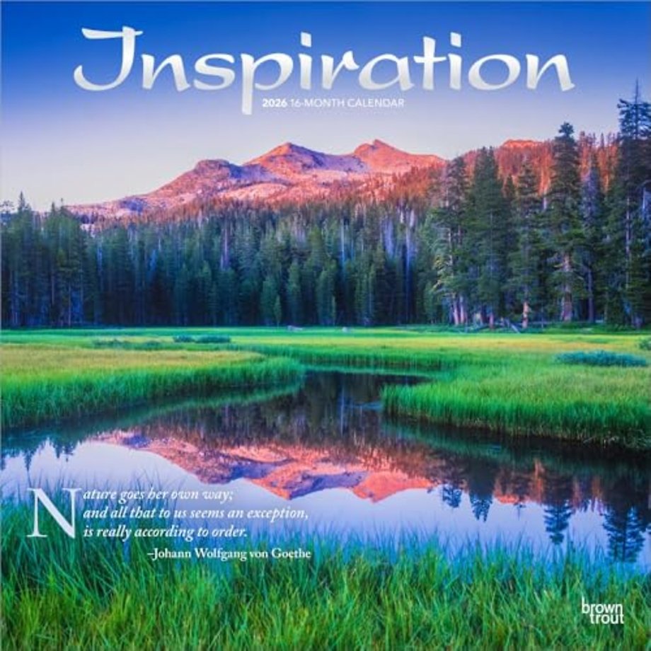 Inspiration 2026 Square Flap Foil Calendar