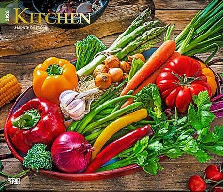 Kitchen 2026 Deluxe Flap Foil Calendar