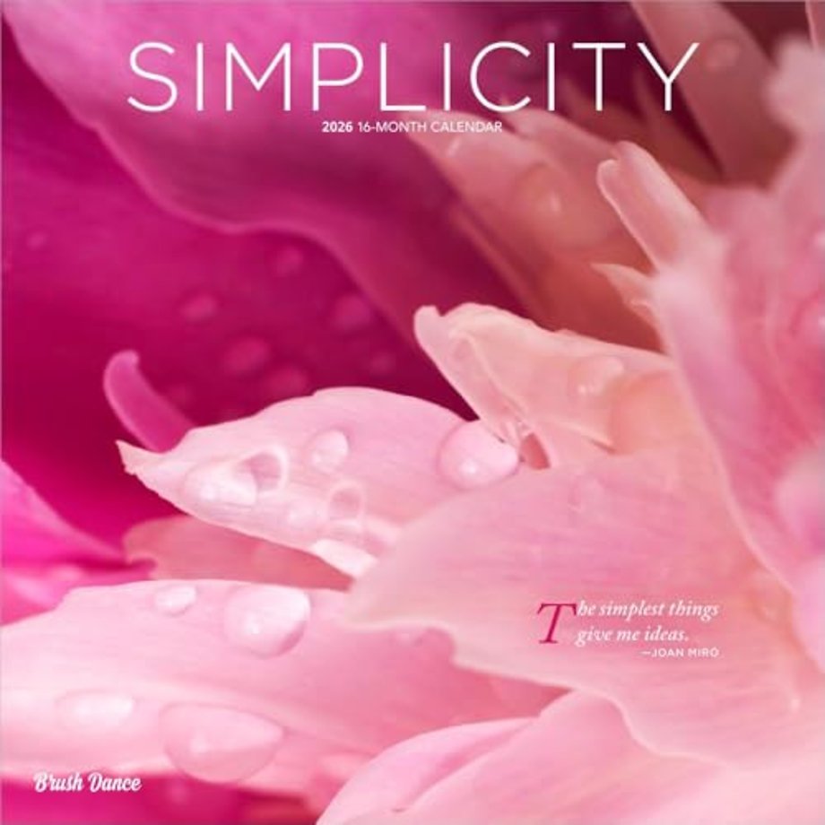 Simplicity 2026 Square Flap Brush Dance Calendar