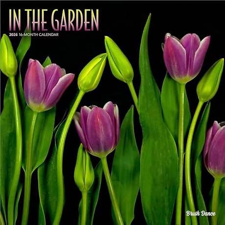 In the Garden 2026 Square Flap Brush Dance Calendar