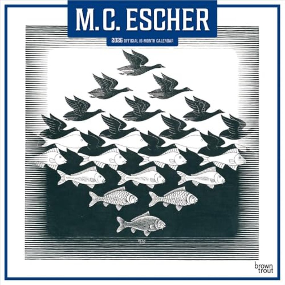 M.C. Escher 2026 Square Flap Calendar