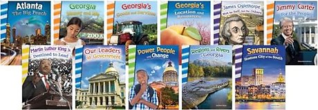 All About Georgia: Voting, Elections, Leaders, and Locations 11-Book Reader Set for Grades 2-4