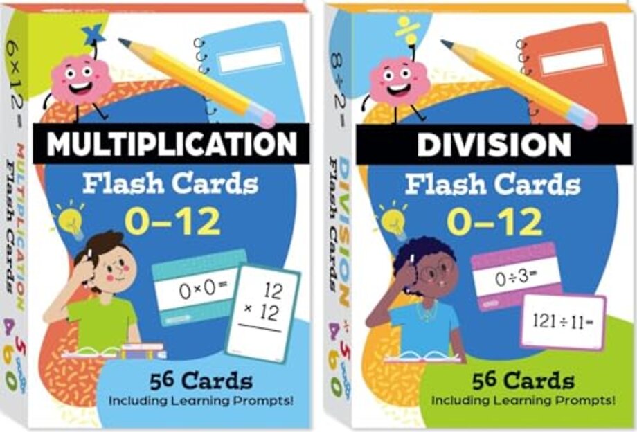 Multiplication & Division Flash Card 2-Deck Set