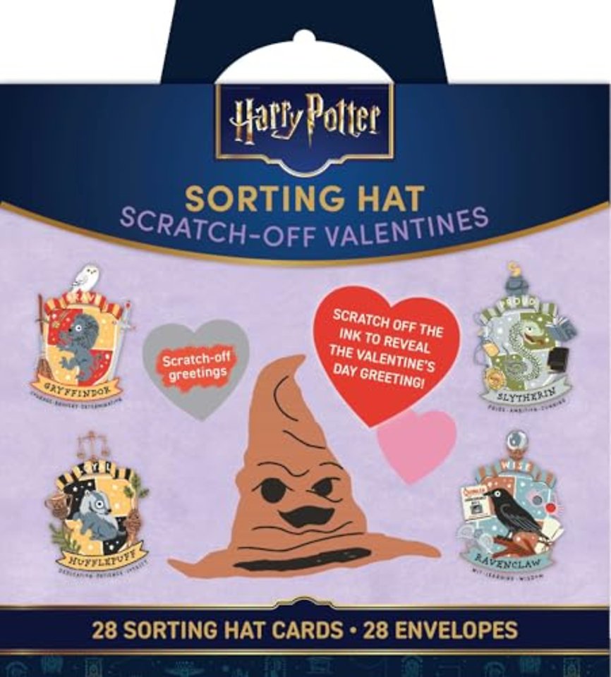 Harry Potter: Sorting Hat Scratch-Off Valentines