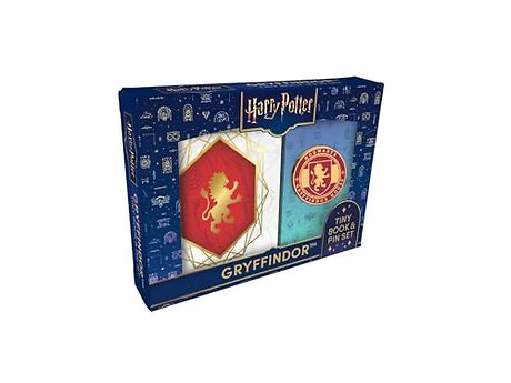Harry Potter: Gryffindor Tiny Book and Pin Set