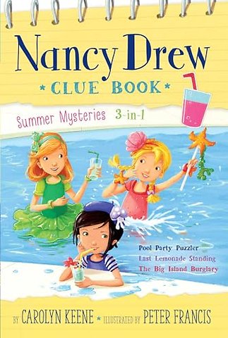 Nancy Drew Clue Book Summer Mysteries 3-in-1