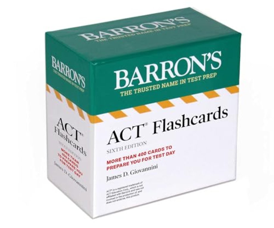 ACT Flashcards, Sixth Edition: Up-to-Date Review (2026)
