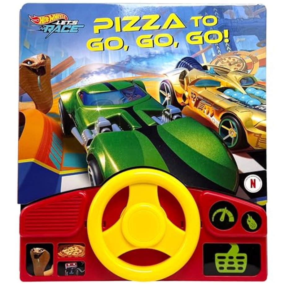 Hot Wheels Let's Race: Pizza to Go, Go, Go! Sound Book