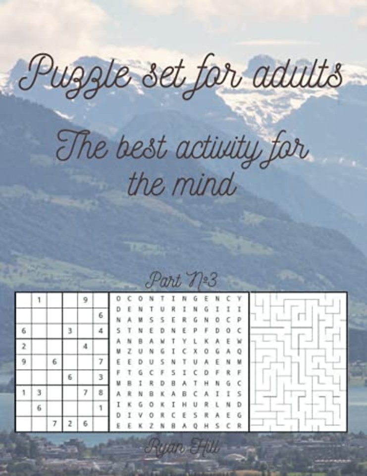 Puzzle set for adults