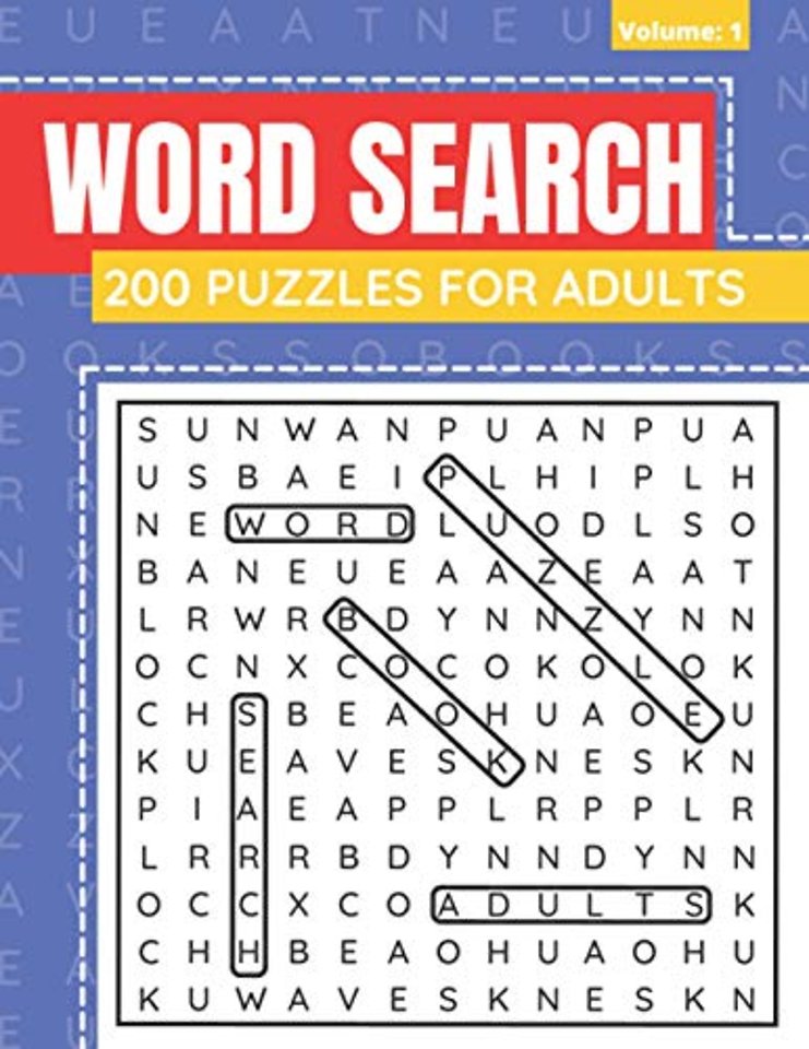 Word Search 200 Puzzles For Adults