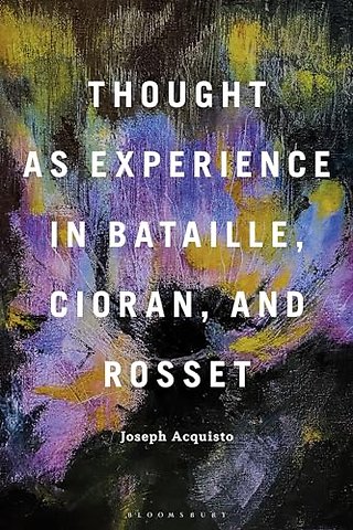 Thought as Experience in Bataille, Cioran, and Rosset