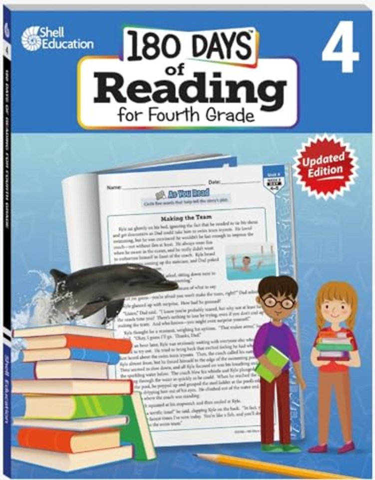 180 Days™: Reading for Fourth Grade, 2nd Edition