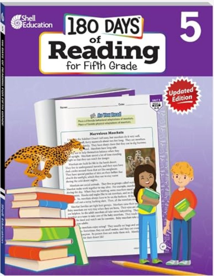 180 Days™: Reading for Fifth Grade, 2nd Edition